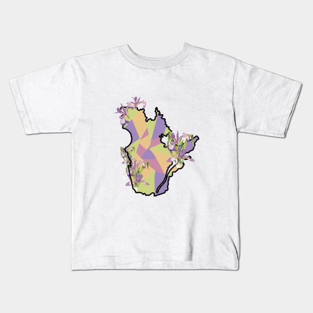 Quebec Kids T-Shirt by KaiVerroDesigns